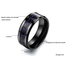 El Anillo De Cerámica De Tungsteno Y Fibra De Carbono De La Reina De La Calidad