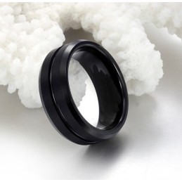 Conocido Por Su Excelente Calidad, Anillo Retro De Cerámica De Tungsteno Para Hombre.