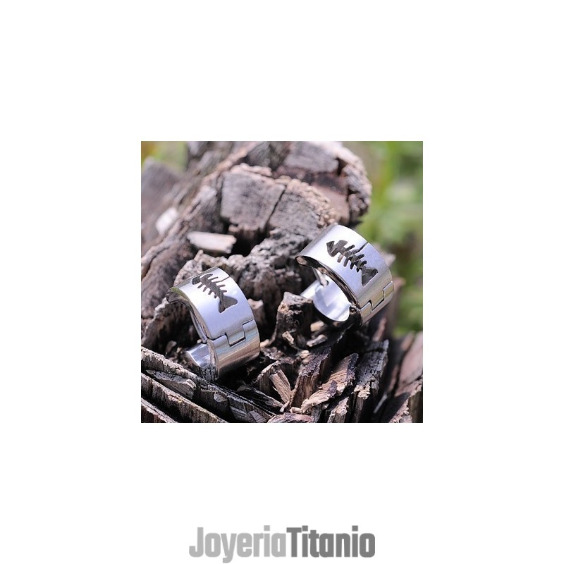 Pendientes De Titanio Para Hombre