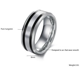 Anillo De Cerámica De Tungsteno Con Amplia Variedad