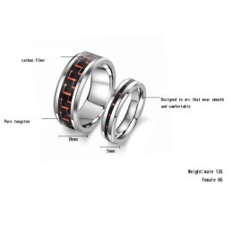 Anillo De Cerámica De Tungsteno Con Calidad Y Cantidad Garantizadas Para Amantes