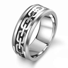 Anillo De Cerámica De Tungsteno Para Hombre Con Amplia Variedad