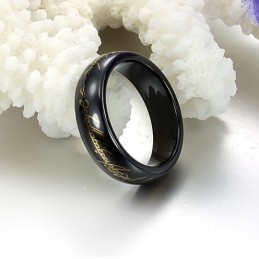 Anillo De Cerámica De Tungsteno Negro Con Calidad Y Cantidad Garantizadas