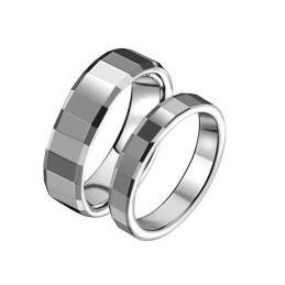 Anillo De Cerámica De Tungsteno De Renombre Mundial Para Enamorados
