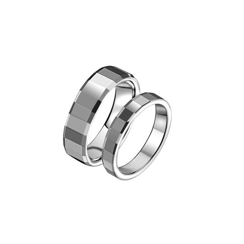 Anillo De Cerámica De Tungsteno De Renombre Mundial Para Enamorados