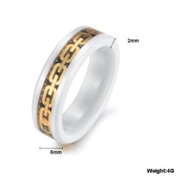 Anillo De Cerámica De Tungsteno Y Fibra De Carbono De Alta Calidad