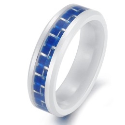 Anillo De Cerámica De Tungsteno Azul Para Tener Una Larga Historia