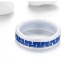 Anillo De Cerámica De Tungsteno Azul Para Tener Una Larga Historia