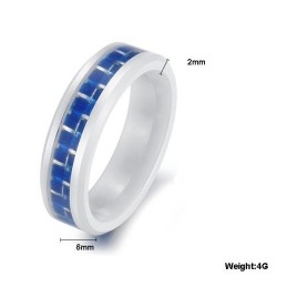 Anillo De Cerámica De Tungsteno Azul Para Tener Una Larga Historia