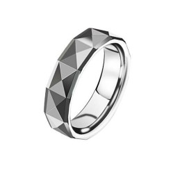 Anillo De Cerámica De Tungsteno De Calidad Para Amantes.
