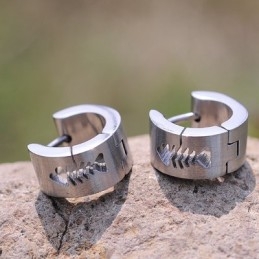 Pendientes De Titanio Para Hombre