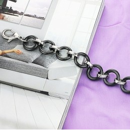 Pulsera De Cerámica De Tungsteno Negro De Calidad Superior