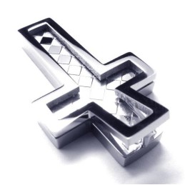 Colgante De Cruz De Titanio Para Hombre - Free Chian