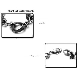 Pulsera De Cerámica De Tungsteno Negro Con Calidad Y Cantidad Garantizadas
