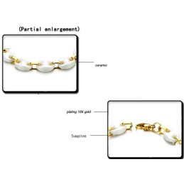 Pulsera De Cerámica De Tungsteno Blanca Para Mujer De Calidad Estable