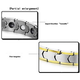 Pulsera De Cerámica De Piedra Imán De Tungsteno De Calidad Superior Para La Salud