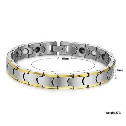 Pulsera De Cerámica De Piedra Imán De Tungsteno De Calidad Superior Para La Salud