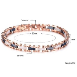 Pulsera De Cerámica De Tungsteno Para Mujer Con Amplia Variedad