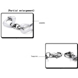 Pulsera De Cerámica De Tungsteno Blanco De Buena Reputación