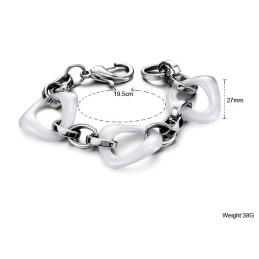 Pulsera De Cerámica De Tungsteno Blanco De Buena Reputación