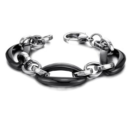 Pulsera De Cerámica De Tungsteno Con Elipse Para Mujer Con Amplia Variedad