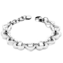 Pulsera De Cerámica De Tungsteno Con Forma De Corazón, Calidad Y Cantidad Garantizadas