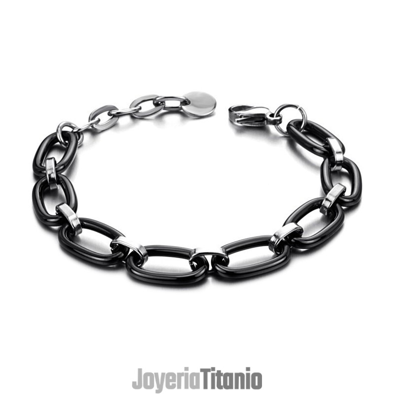 Pulsera De Cerámica De Tungsteno Negro De Calidad Estable Pulsera De Cerámica De Tungsteno Negro De Calidad Estable