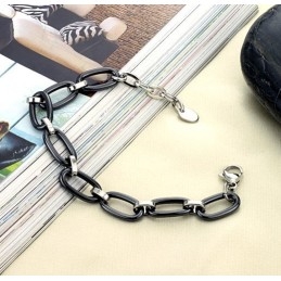 Pulsera De Cerámica De Tungsteno Negro De Calidad Estable
