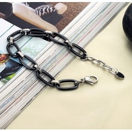 Pulsera De Cerámica De Tungsteno Negro De Calidad Estable