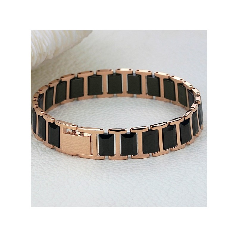 Pulsera De Cerámica De Tungsteno Negro De Buena Reputación Pulsera De Cerámica De Tungsteno Negro De Buena Reputación