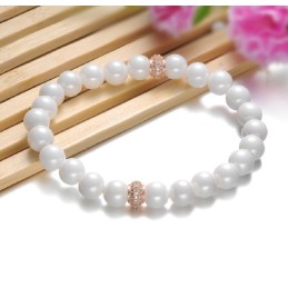 Pulsera De Cerámica De Tungsteno Fácil De Usar Con Cuentas
