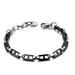 Pulsera De Cerámica De Tungsteno Negra Para Mujer De Excelente Calidad