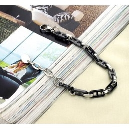 Pulsera De Cerámica De Tungsteno Negra Para Mujer De Excelente Calidad
