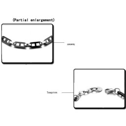 Pulsera De Cerámica De Tungsteno Negra Para Mujer De Excelente Calidad