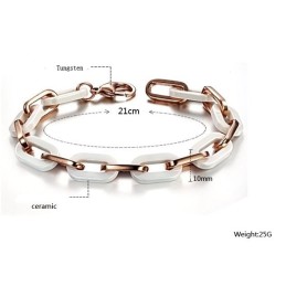 Pulsera De Cerámica De Tungsteno Para Mujer De Calidad Estable