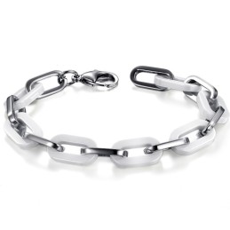 Pulsera Femenina De Cerámica De Tungsteno Blanco De Excelente Calidad