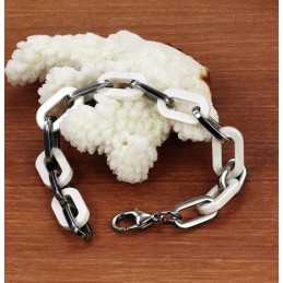 Pulsera Femenina De Cerámica De Tungsteno Blanco De Excelente Calidad