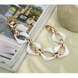 Pulsera De Cerámica De Tungsteno Blanco De Alta Calidad