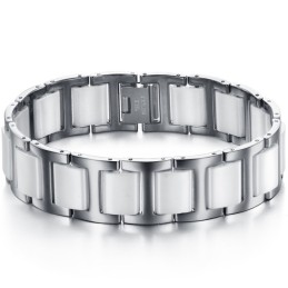 La Reina De La Calidad: Pulsera De Cerámica De Tungsteno Para Hombre