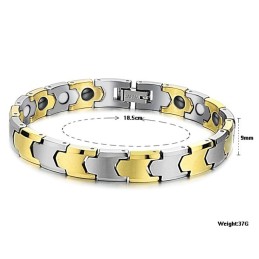 Pulsera De Cerámica De Piedra Imán De Tungsteno De Alta Calidad Para La Salud