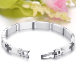 Pulsera De Cerámica De Tungsteno Blanco Con Calidad Y Cantidad Garantizadas
