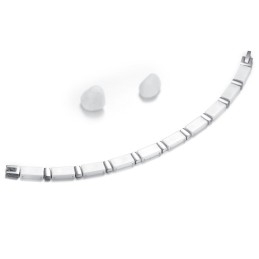 Pulsera De Cerámica De Tungsteno Blanco Con Calidad Y Cantidad Garantizadas