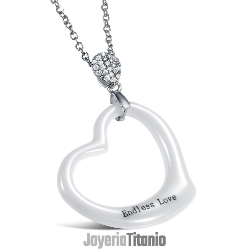 Collar De Cerámica De Tungsteno Con Forma De Corazón Para Mujer, Calidad Y Cantidad Garantizadas Collar De Cerámica De Tungsteno Con Forma De Corazón Para Mujer, Calidad Y Cantidad Garantizadas