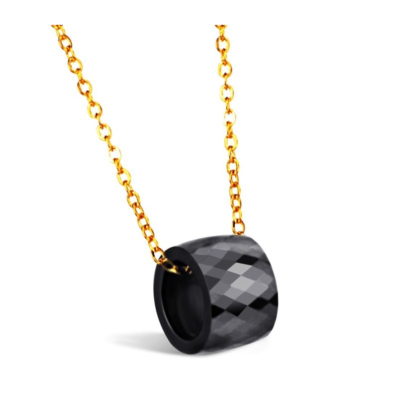 Collar De Cerámica De Tungsteno Negro Para Mujer, Para Disfrutar De Una Alta Reputación Tanto En El País Como En El Extranjero. Collar De Cerámica De Tungsteno Negro Para Mujer, Para Disfrutar De Una Alta Reputación Tanto En El País Como En El Extranjero.