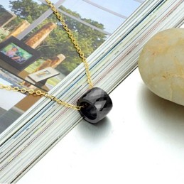 Collar De Cerámica De Tungsteno Negro Para Mujer, Para Disfrutar De Una Alta Reputación Tanto En El País Como En El Extranjero.