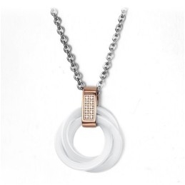 Collar De Cerámica De Tungsteno De Calidad Confiable Con Diamantes De Imitación