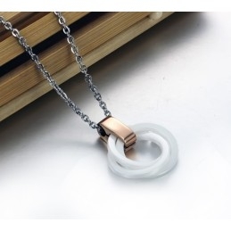 Collar De Cerámica De Tungsteno De Calidad Confiable Con Diamantes De Imitación