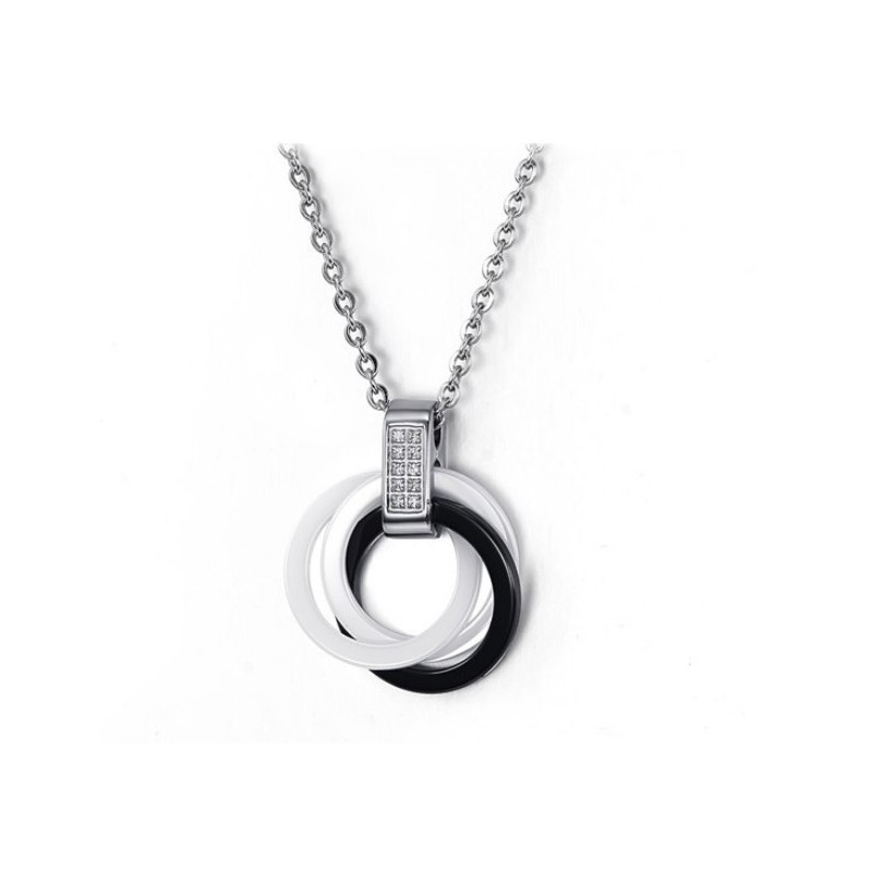 Conocido Por Su Excelente Calidad De Collar De Cerámica De Tungsteno Blanco Y Negro Conocido Por Su Excelente Calidad De Collar De Cerámica De Tungsteno Blanco Y Negro