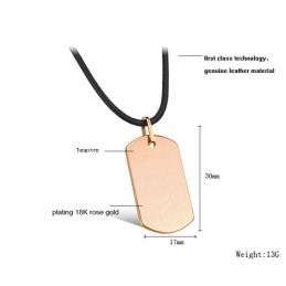 Collar De Cerámica De Tungsteno Cuadrado Para Mujer Con Especificaciones Completas