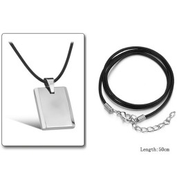 Collar De Cerámica De Tungsteno Con Forma De Cubo Para Hombre De Alta Calidad